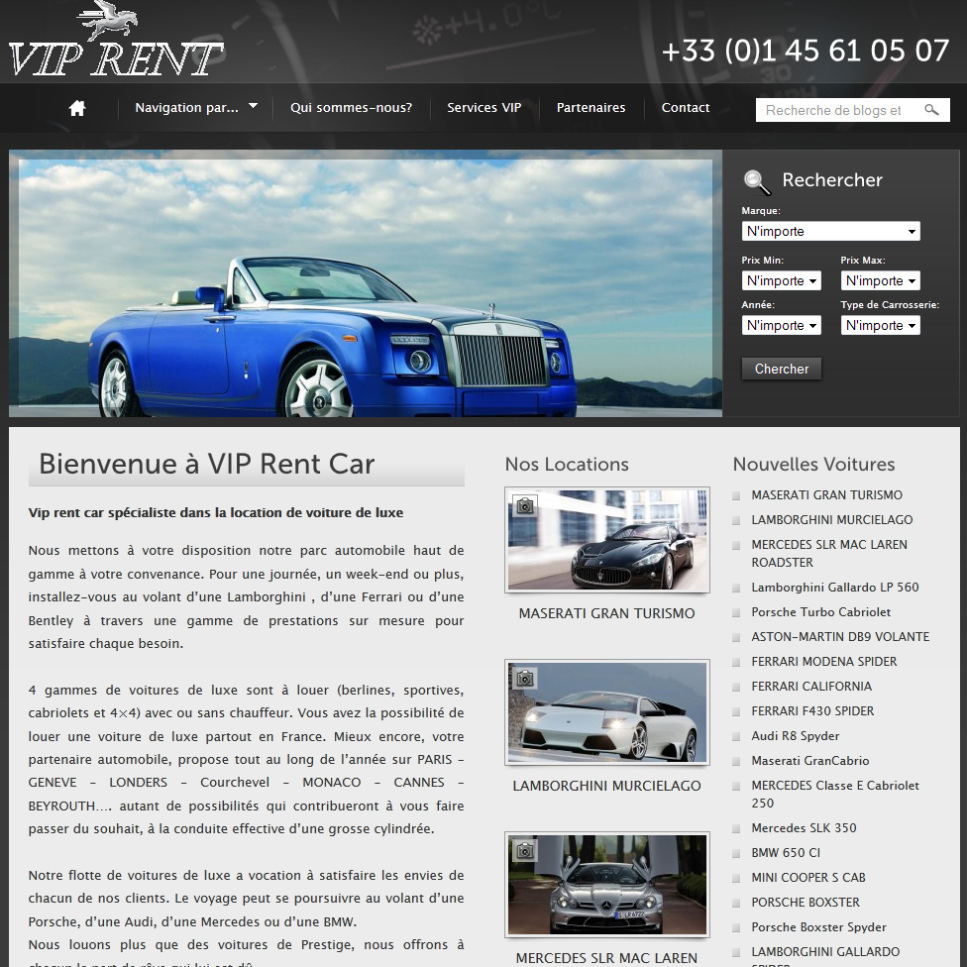 VIP Rent Car - France