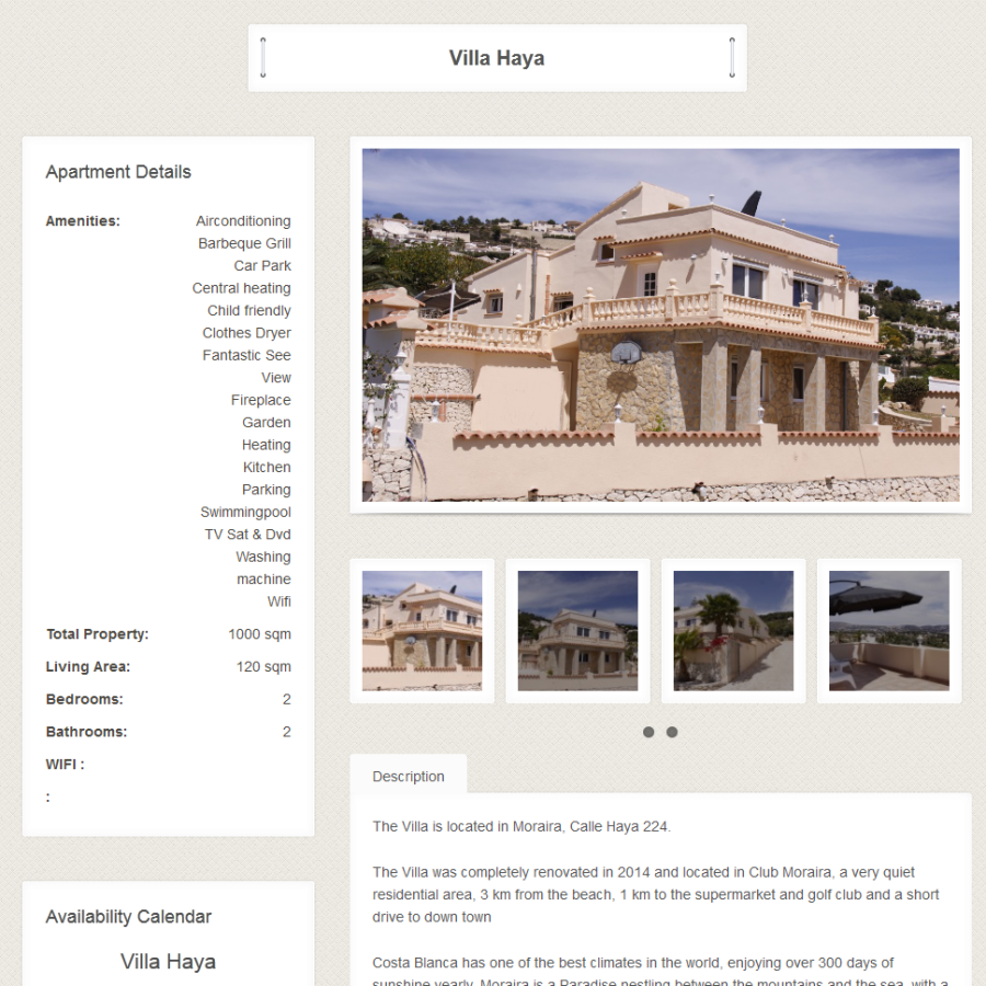 Villa Haya – Spain